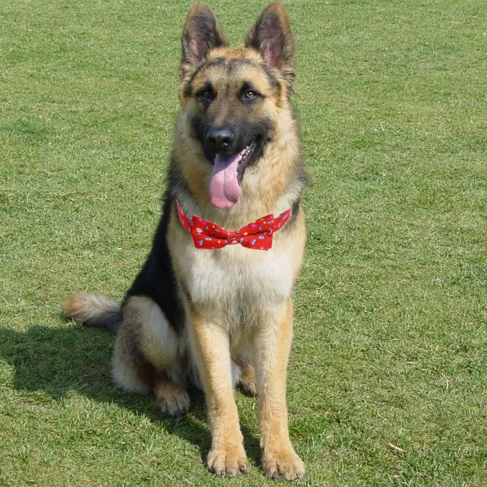 Wholesale Customized Pattern Low MOQ Pet Dog Collar Bow Ties For Small Medium Dog
