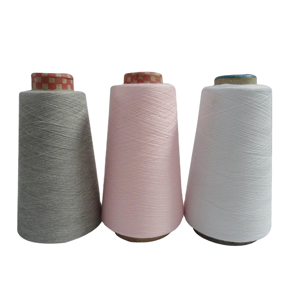 China Manufacture 21S 65/35 Polyester Cotton Blended Yarn High Tenacity Ring Spun Fancy Sewing and Weaving