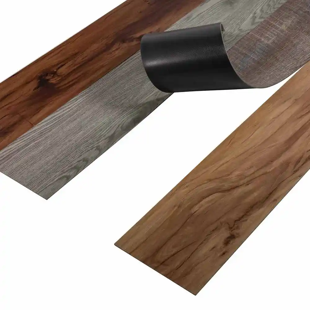 Floor Virgin Material Dry Back Vinyl Plank Glue Down 2.5mm PVC Decoration Material Modern SGS Indoor Hotel Parquet