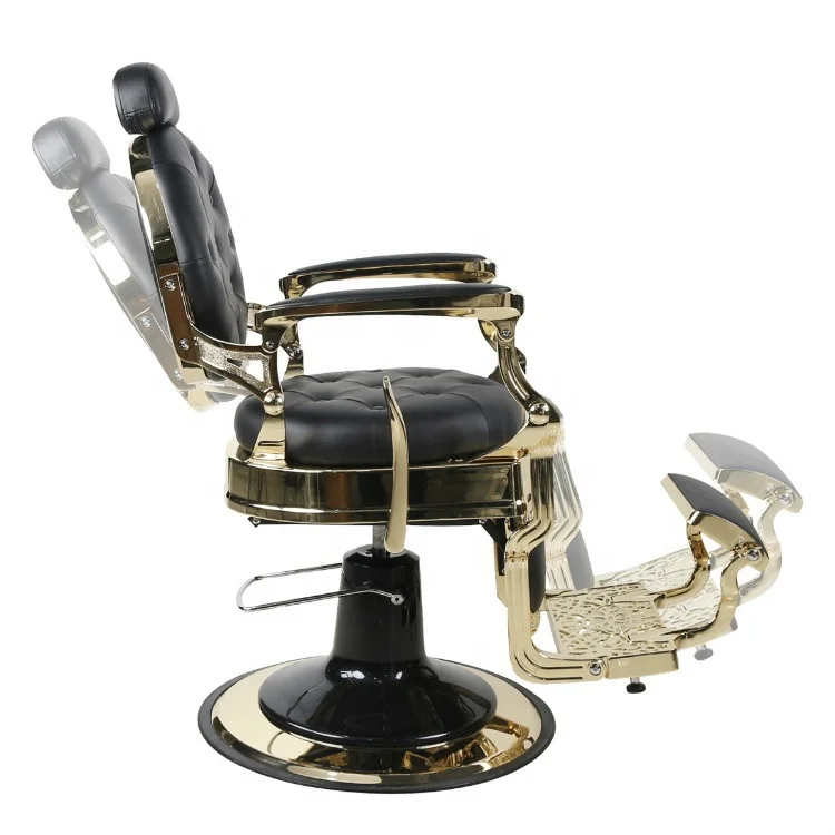 antique barber chair gold black salon chairs barber equiment wholesale factory custom chairs
