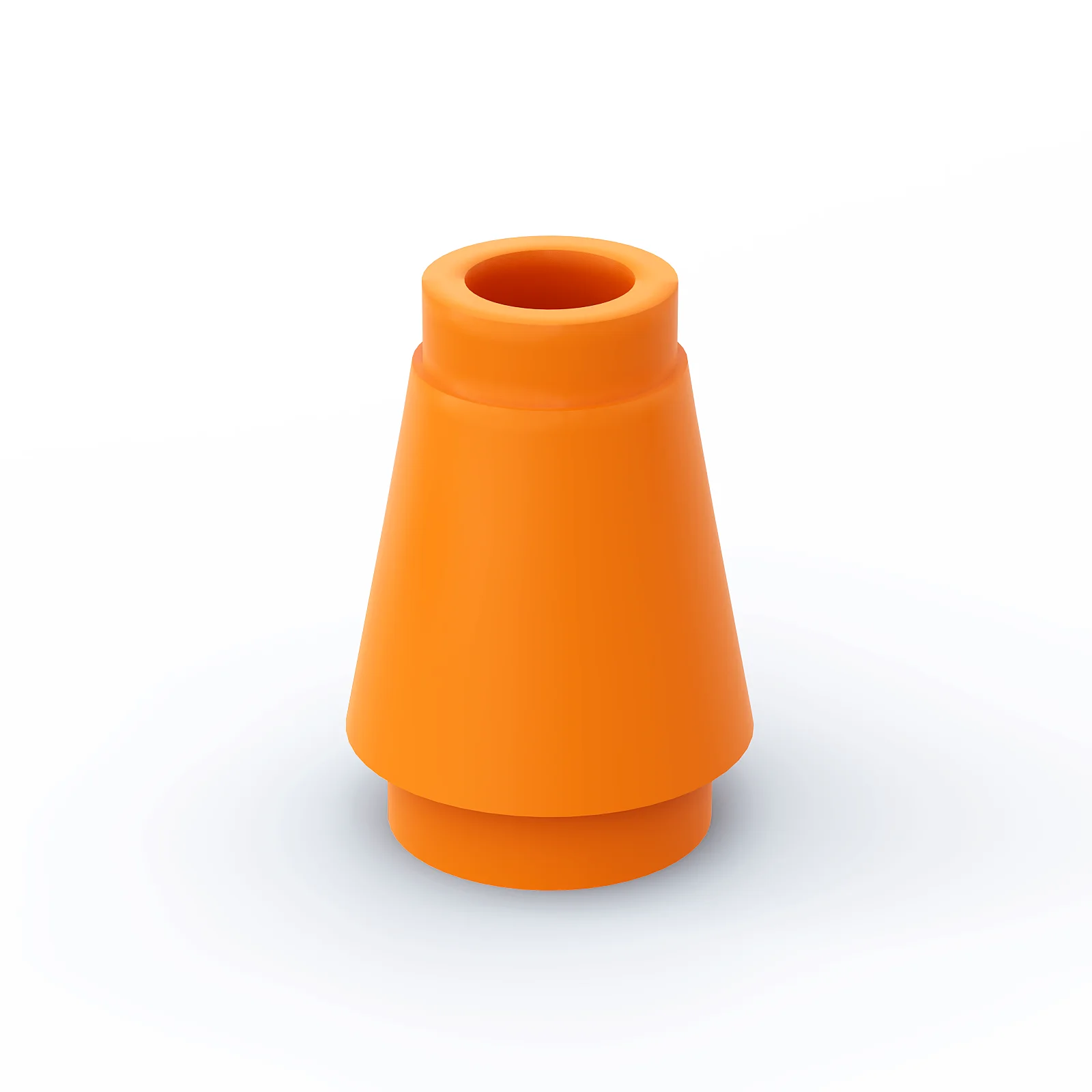 Bebricks 4589 Building parts Series Brick Cone 1x1 without Top Groove building block parts 1*1 bricks parts
