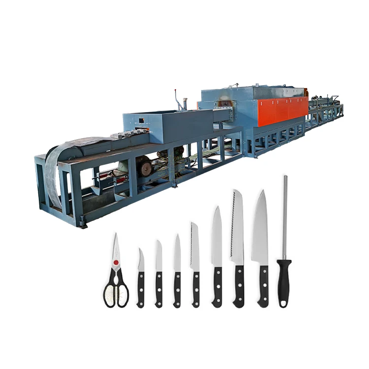 Knife scissors making continuous bright annealing rapid quench furnace