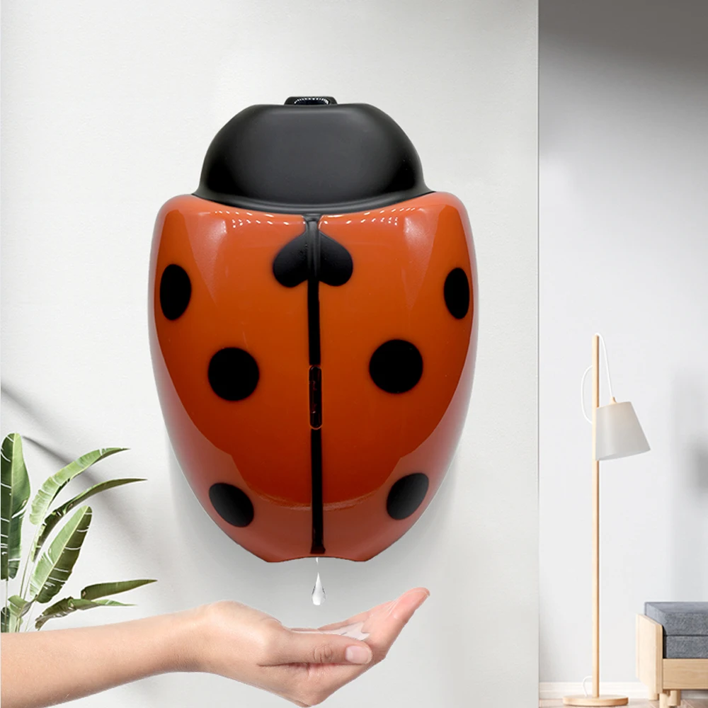 Cute touchless foam bottle electric pump liquid luxury shower sensor hand touch free automatic soap dispenser