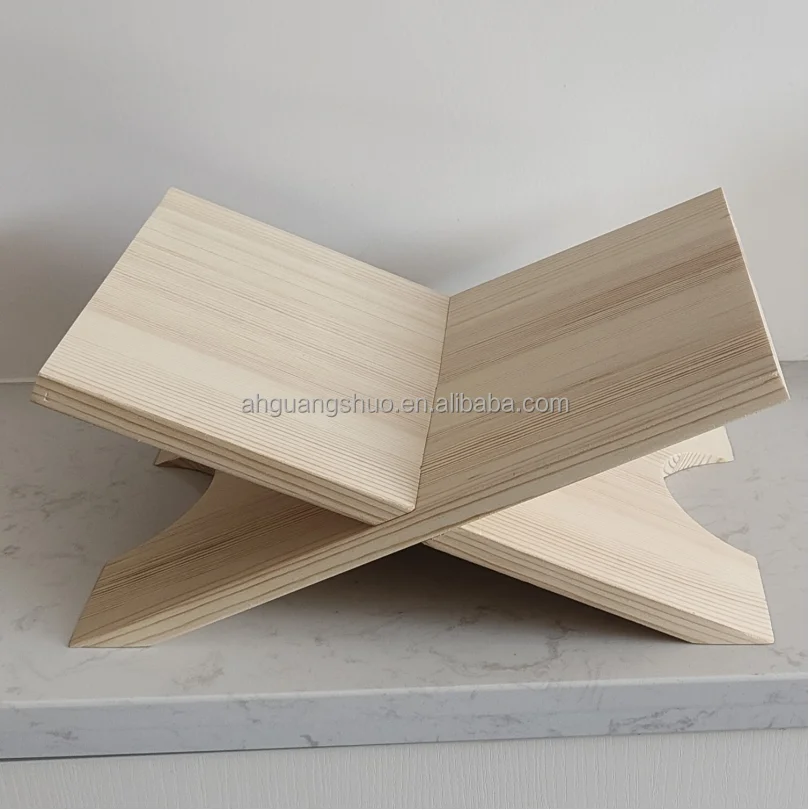 Wooden Eid Al-fitr Islamic Book Shelf Bible Quran Book Stand Holder/wooden x stand/book holder stand