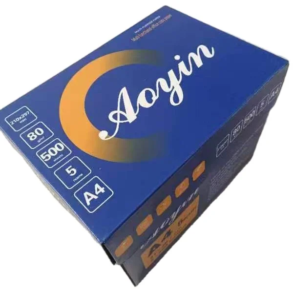 Китайские производители 80GSM 100% A4 копировальная бумага 5 шт./коробка для офиса