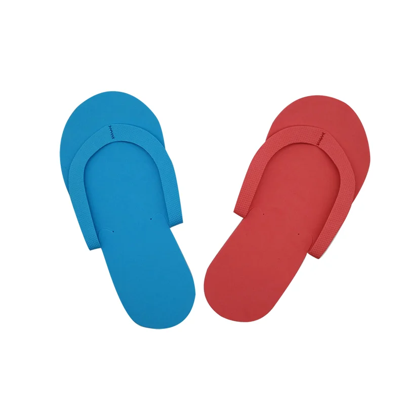 Hot sale custom logo disposable pedicure eva hotel slipper for nail beauty salon