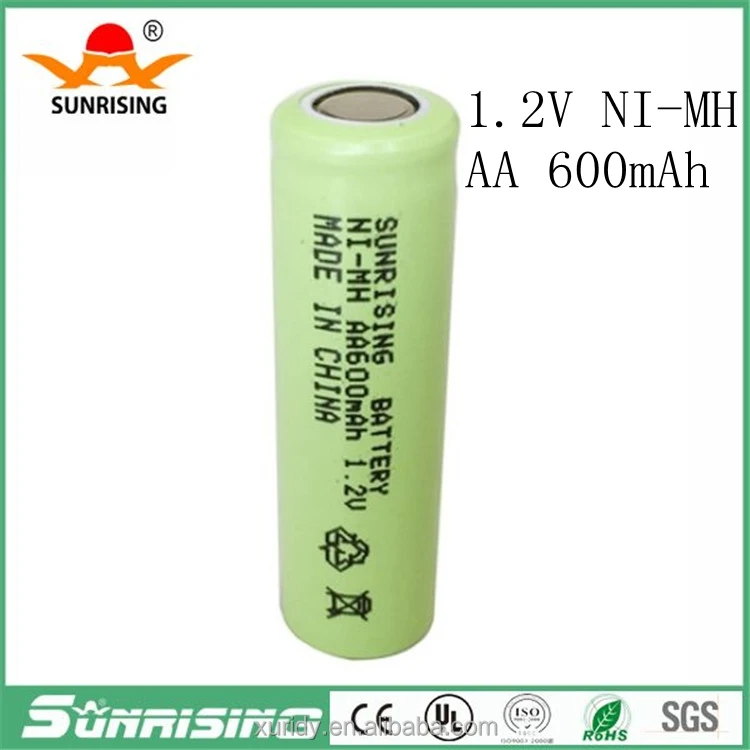  Никель-металлогидридная аккумуляторная батарея aa 600mah 1 2 V