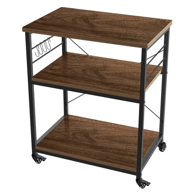 Современная Мобильная тележка для микроволновой печи и овощей, тележка на колесиках, тележка для кухни и острова, полка для файлов для дома и офиса