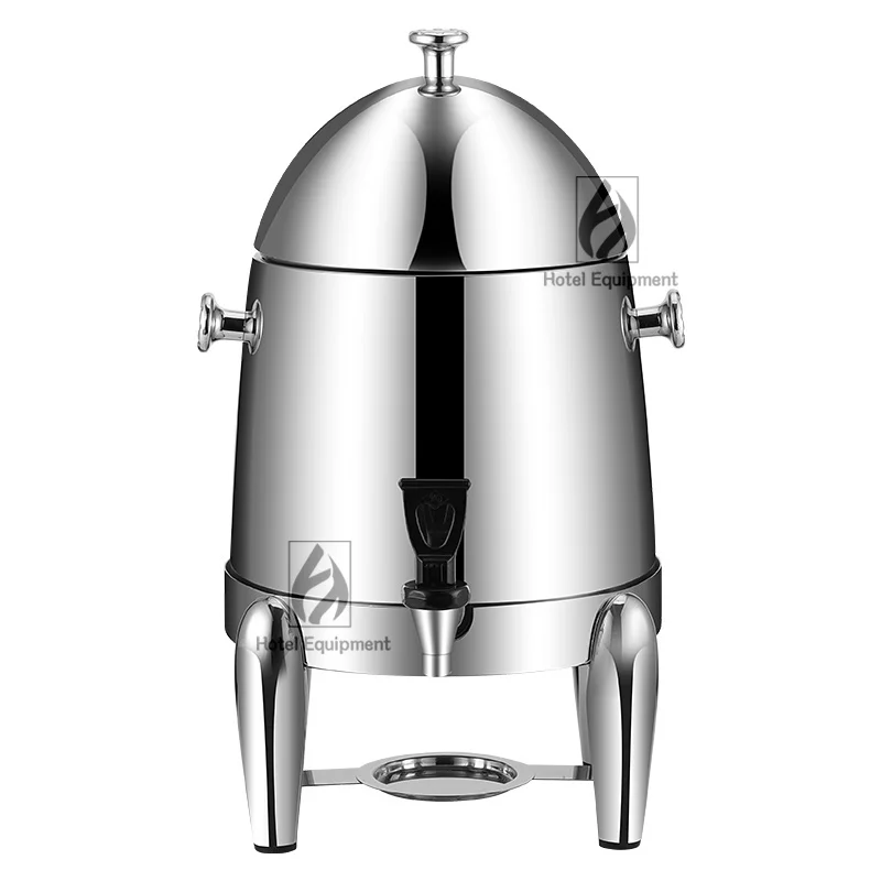 High Quality 12L Stainless Steel Gold Plating Coffee Urn 3 Gallon Juice Dispenser