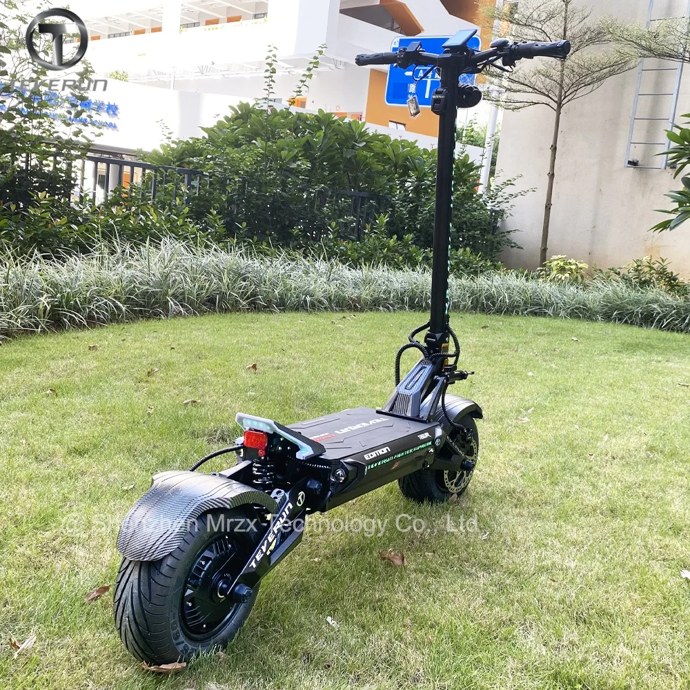 Official Teverun Fighter Supreme 7260R Edition 72V 60Ah Battery Peak Power 10000W 13inch Tire Top Speed 120km/h Max Range 200km