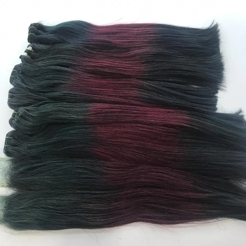 Human Hair Extensions High Quality Virgin Hair Super Double Drawn Piano Highlight Caramel Shade Hair Bundle