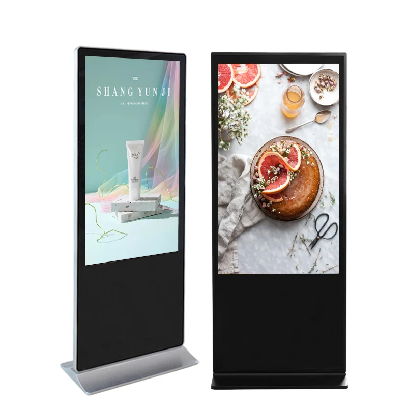 43inch floor standing vertical touch screen lcd advertising digital signage machine