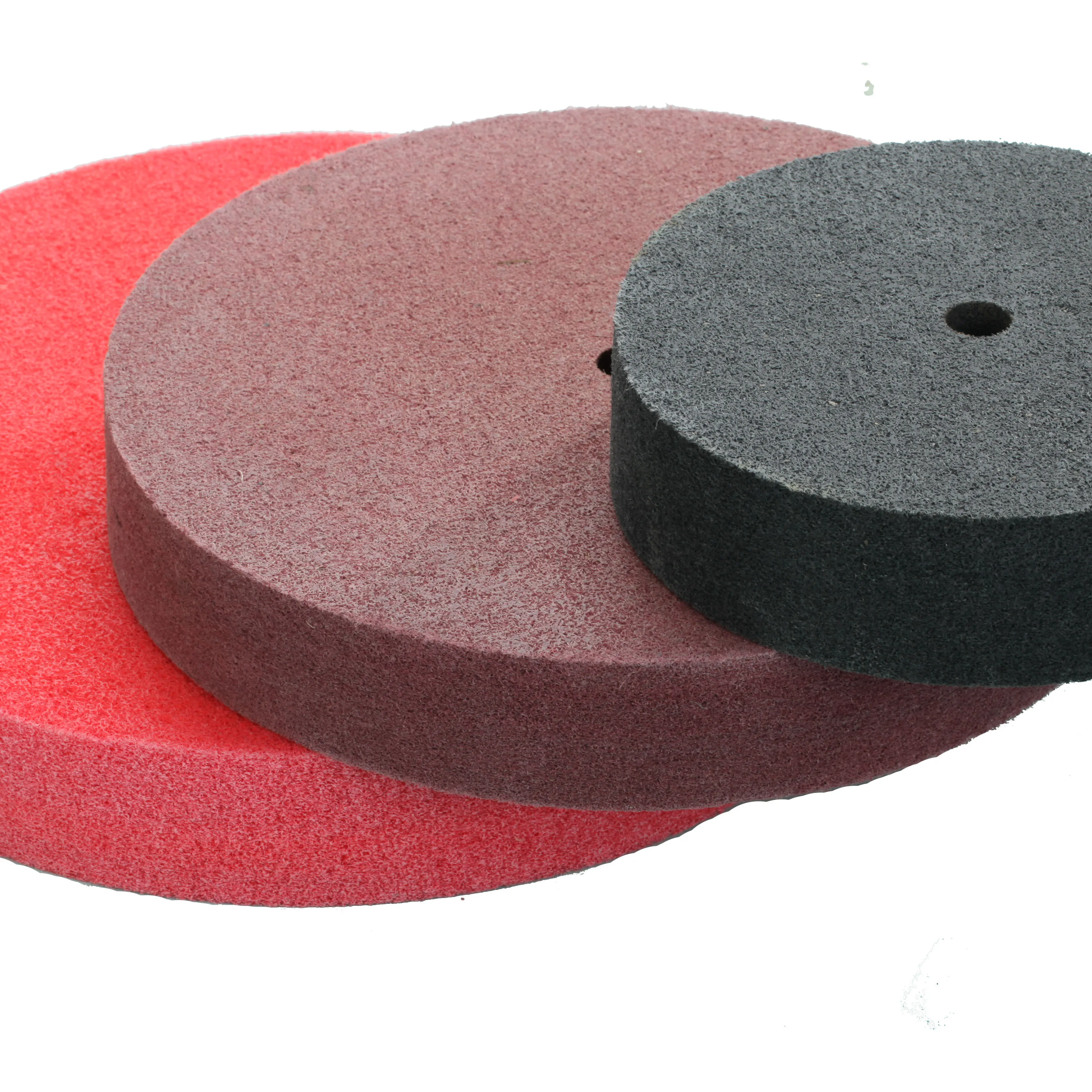 Nylon Buffing Wheel Non woven polishing wheel For Metal