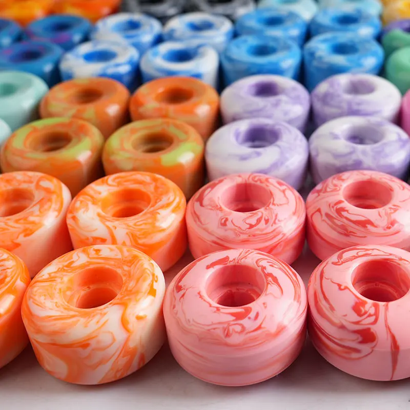 High Quality Pro Skateboard Wheels 50mm 51mm 52mm 53mm 54mm 58mm 100a 101a 102a 55D 57D Custom Skate Board Wheel with Logo