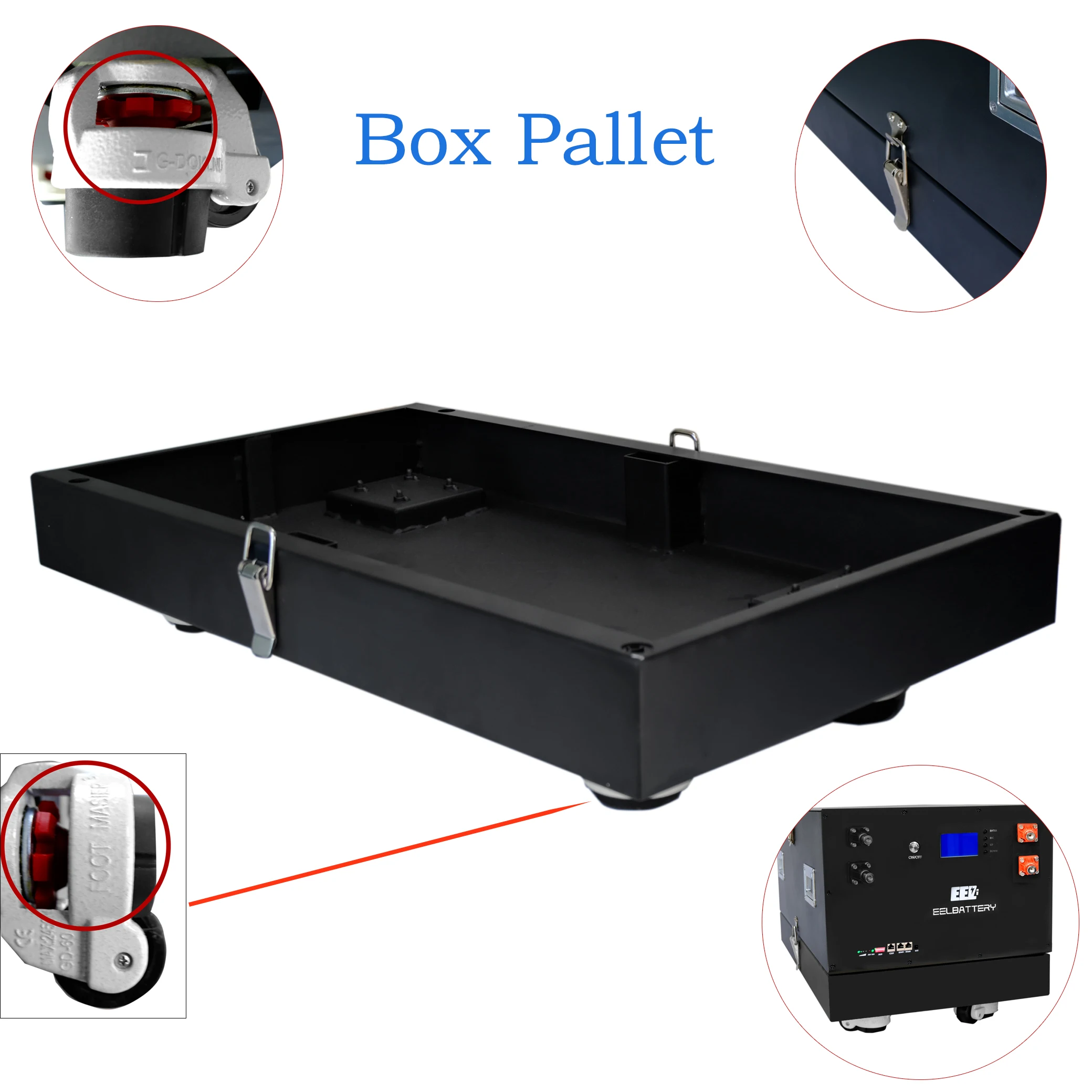 Battery pallet for 48v home energy storage battery 15kwh 10kwh with  bms pallet load lifepo4 case  for 230ah 280ah battery pack