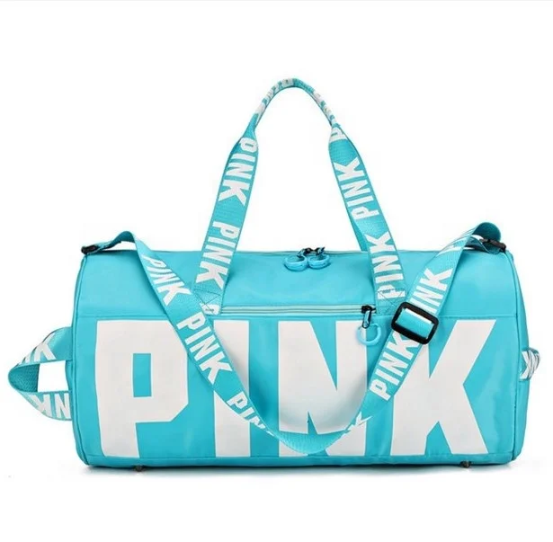 
Cheap price outdoor sport bags for men fashion travel duffel bag high quality polyester girls pink duffel bag 