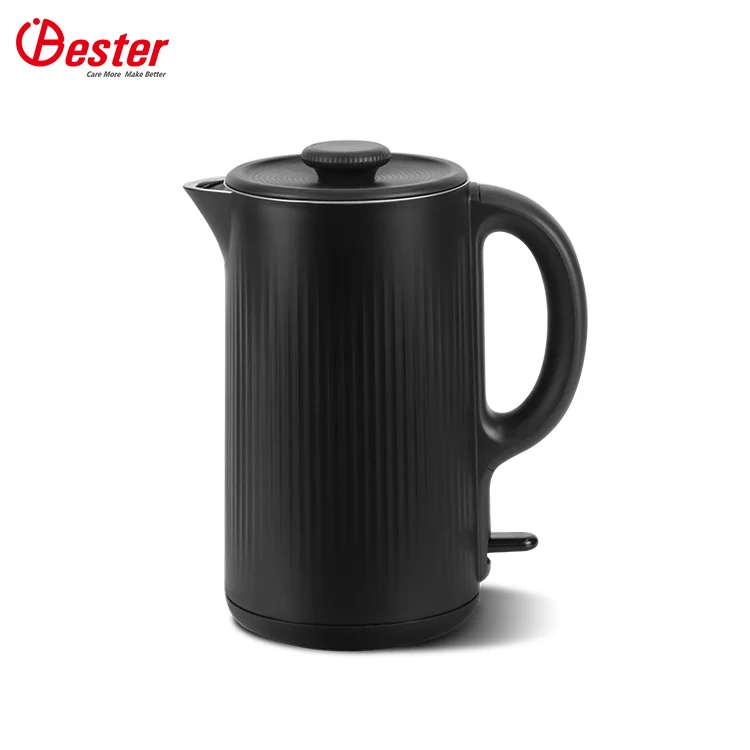 1.8l Cool Touch Seamless Kettle Double Wall Water Kettles Stainless Steel Electric Kettles