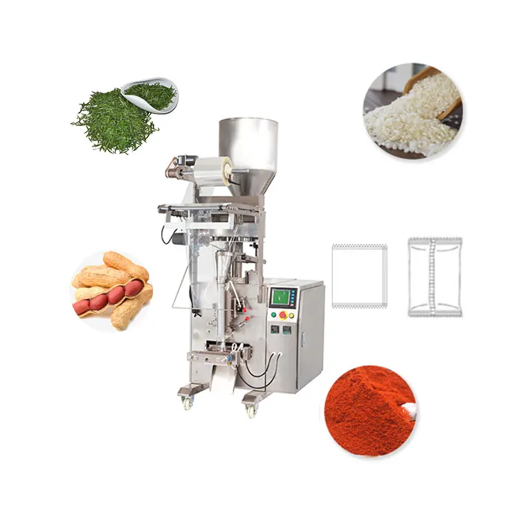 date peanut cookies potato chips screw nut plastic granule chips candy rice tea bag packing machine