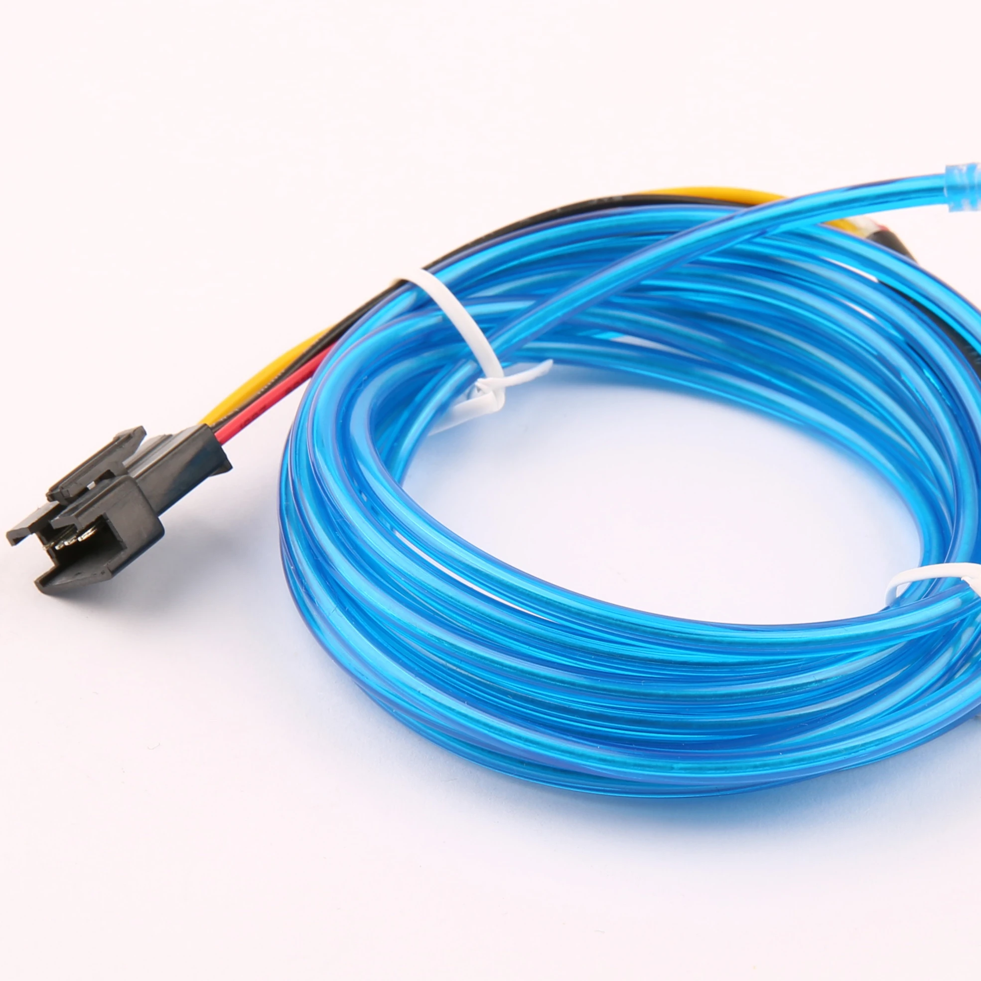 2022 hot sale blue color chasing brightness EL wire for Halloween Decoration