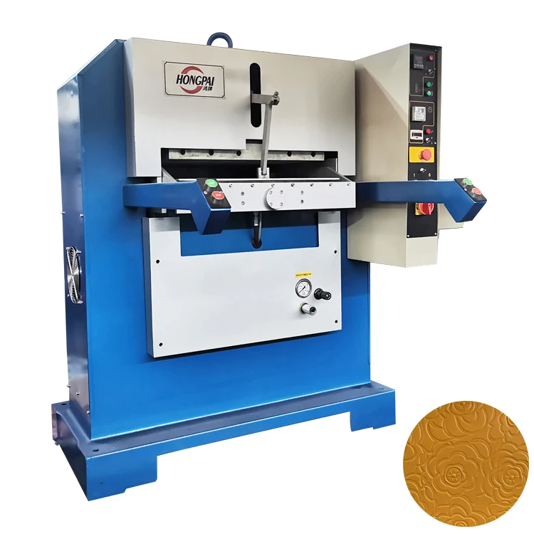 hydraulic plane embossing machine leather