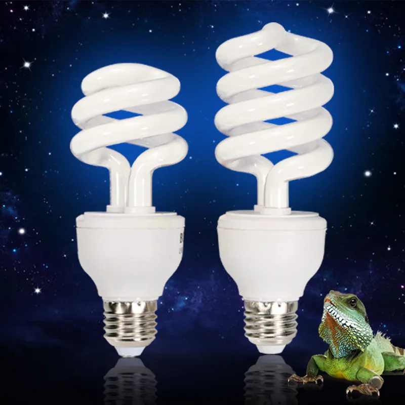 uvb compact light lamp uva uvb 10% CFL reptile bulb for chameleon