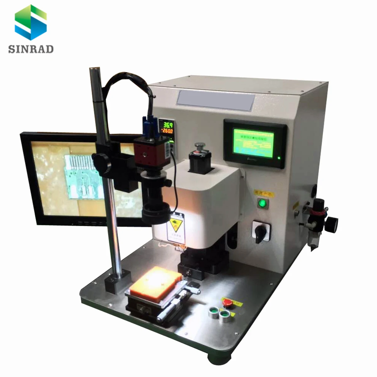 Dual-side soldering cable making machine hot bar Pulse heat welding