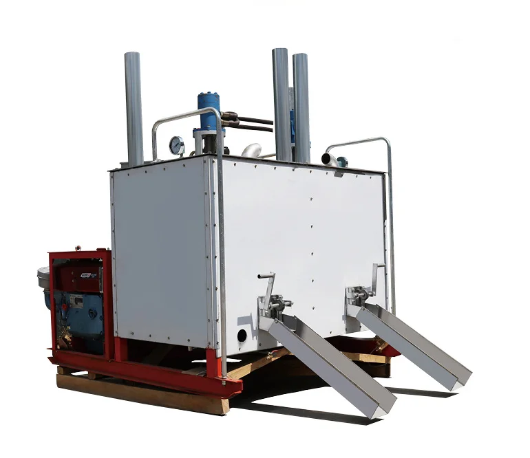 2024 Hydraulic Hot Melt Thermoplastic Paint Pre Heater Boiler Double Tank 1200kgs