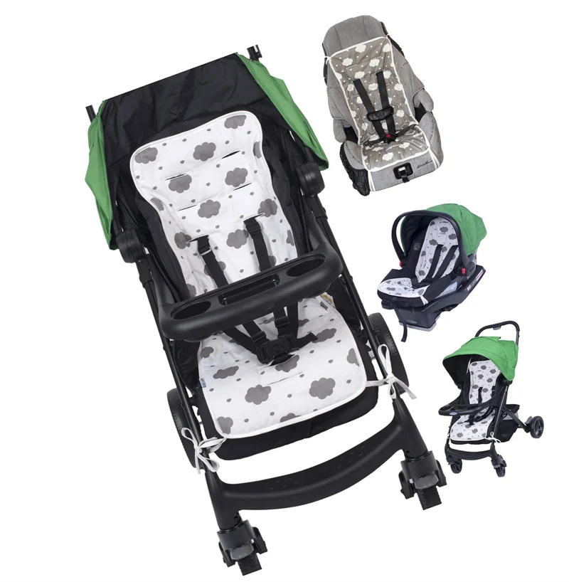 kinderwagen 3 in 1 Universal Stroller Liner Pad The elastic clip is easy to install Infant Car Seat Insert Baby Head Neck