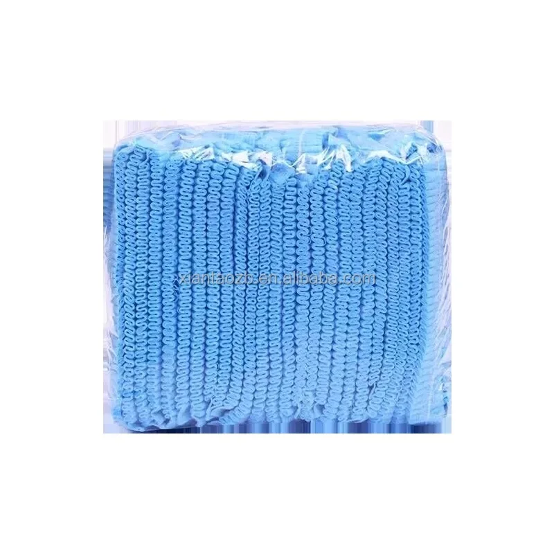 Custom Hair Net Bouffant Cap Non Woven Nursing Hair Mob Cap Clip Cap Personal Care Head Disposable CE Wigs Human Hair Lace Front