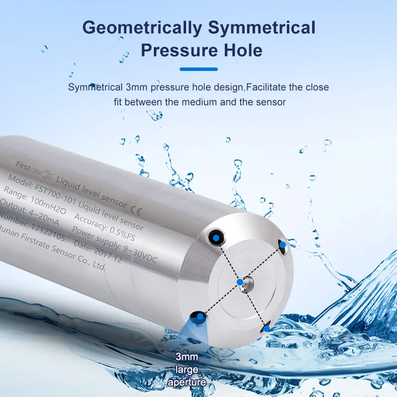 Перворазрядные FST700-101 RS485 колодезной воды для топливного бака датчик уровня измерительный прибор