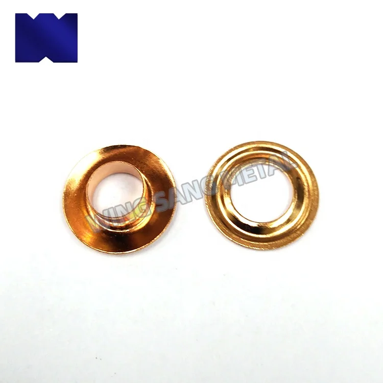 4mm~40mm Round Shape Metal Brass Copper Eyelets Grommets Good Price 2mm 3mm 4mm 5mm 6mm 8mm Small eyelets grommets