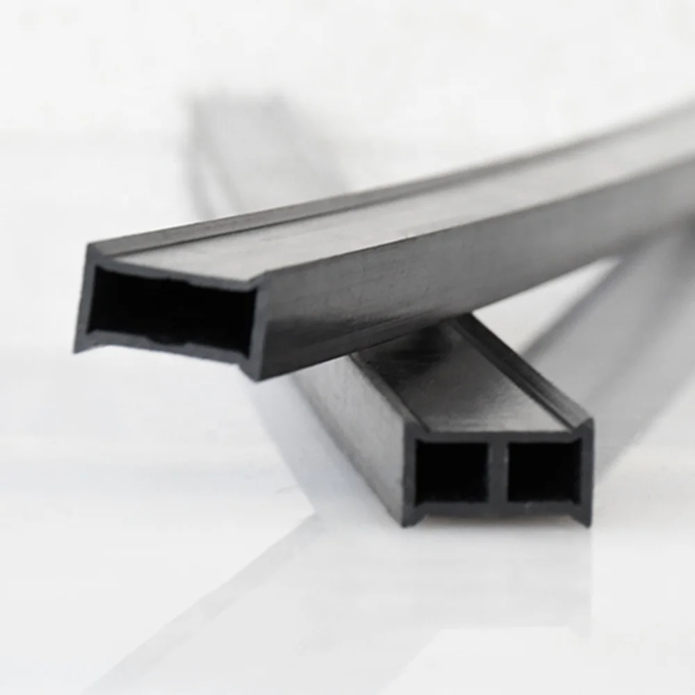 Seamless durable plastic company external wall bathroom doors PE Rigid Extrusion Profile