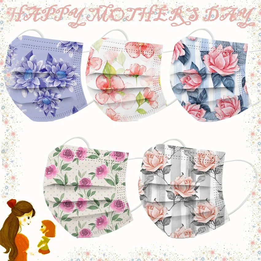 Wholesale Disposable 3 Ply Anti-fog Anti Pollution Breathable Cloth Face Coverings For Adults