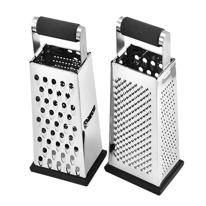 Heavy four sides cheese ginger storage peelers fruit peeling grater for kitchen cooking
