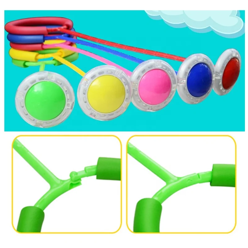 Flashing Jumping Ring  Swing Ball for Kids