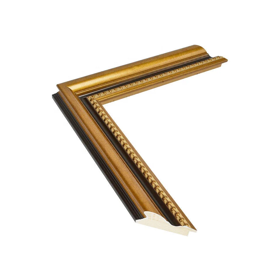 Wholesale Hotel Decor Gallery Classical Decoration Gold Wooden Picture Painting Frame Moulding