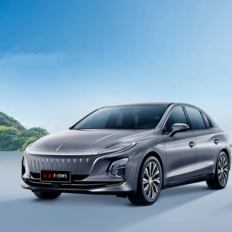 Hot Sale Hongqi E-QM5 Electric 4-Door 5-Seater Sedan FAW Manual Gearbox Leather Seats Rear Camera Left Steering