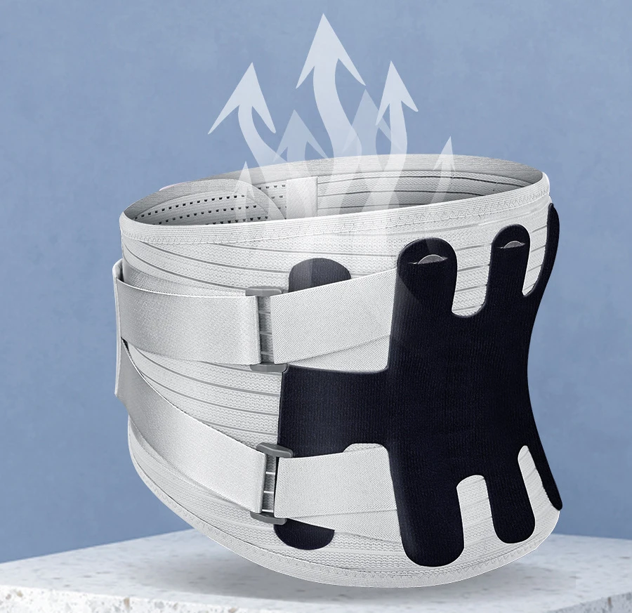 Bangster  Breathable Steel Plate Support Medical Lower Back Belt Lumbar  Waist Support