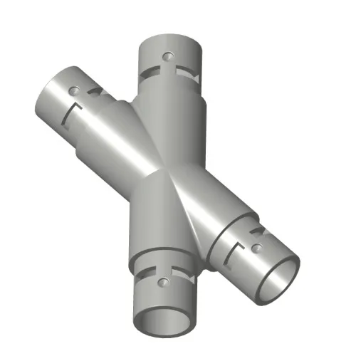 X  pipe joint aluminum pipe tube accessories  J40-A11