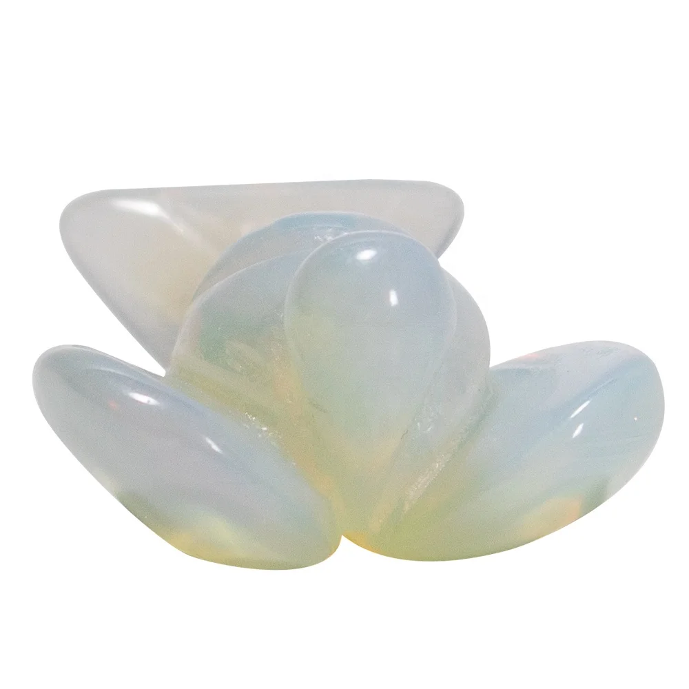 1.5inch  2inch Handmade Healing Craft Angel Statue Carved opal stone Crystal Guardian Angel Figurine