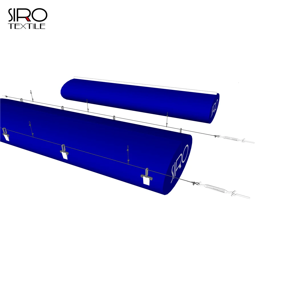 irregularly shaped oval/ellipse hvac fabric ducting