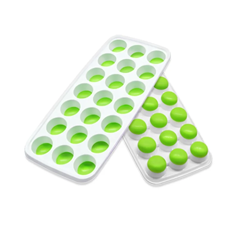 Wholesale price custom silicone ice cube trays mold with lids