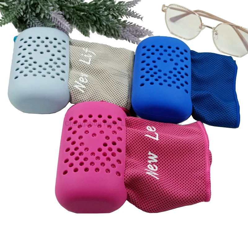 Microfiber Soft Breathable Chilly Towel 4 Pack Stay Cool for Yoga Sport Gym Workout Camping Cooling Towel Ice Towel