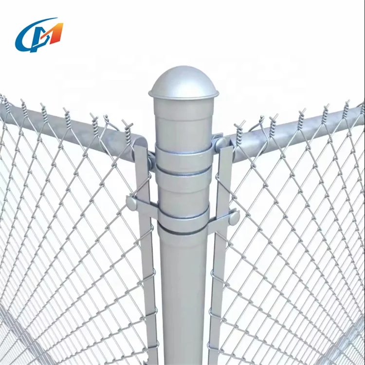 Customized Size Chain Link School Fence Public Soccer Galvanized Garden Poultry Netting/Fencing Industry 6x6 Chain Link Fence