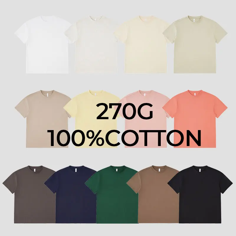 Custom Wholesale 240gsm Heavy 100% Cotton Drop Shoulder T-shirt Black Printed Oversized T Shirt Men Unisex Hombre