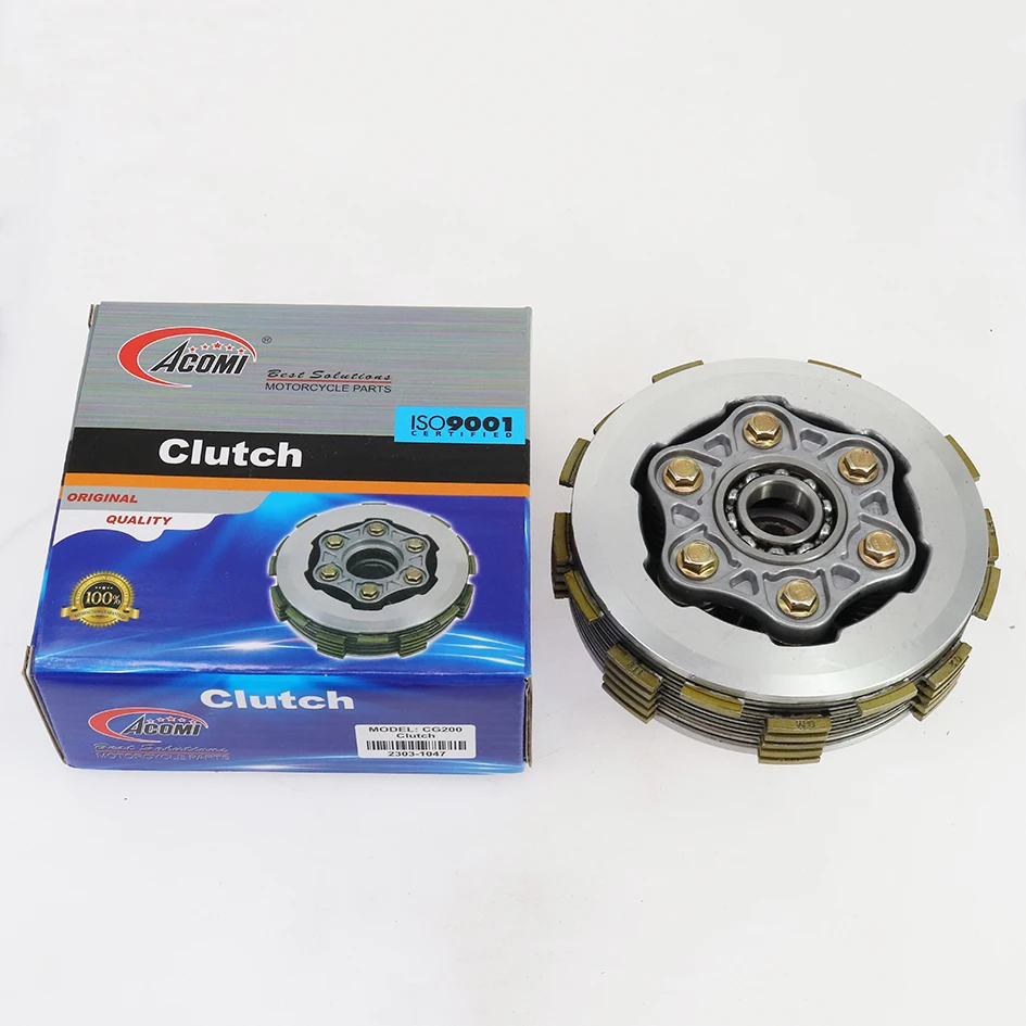 CG200 Tricycle CG150 CG200 Motorcycle Engine Clutch Moon Assy With 6 Clutch plates With bearing