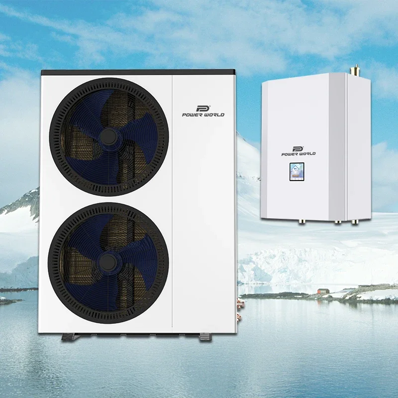 High SCOP A+++ Smart control air to water r32 split system dc thermal heat pump system