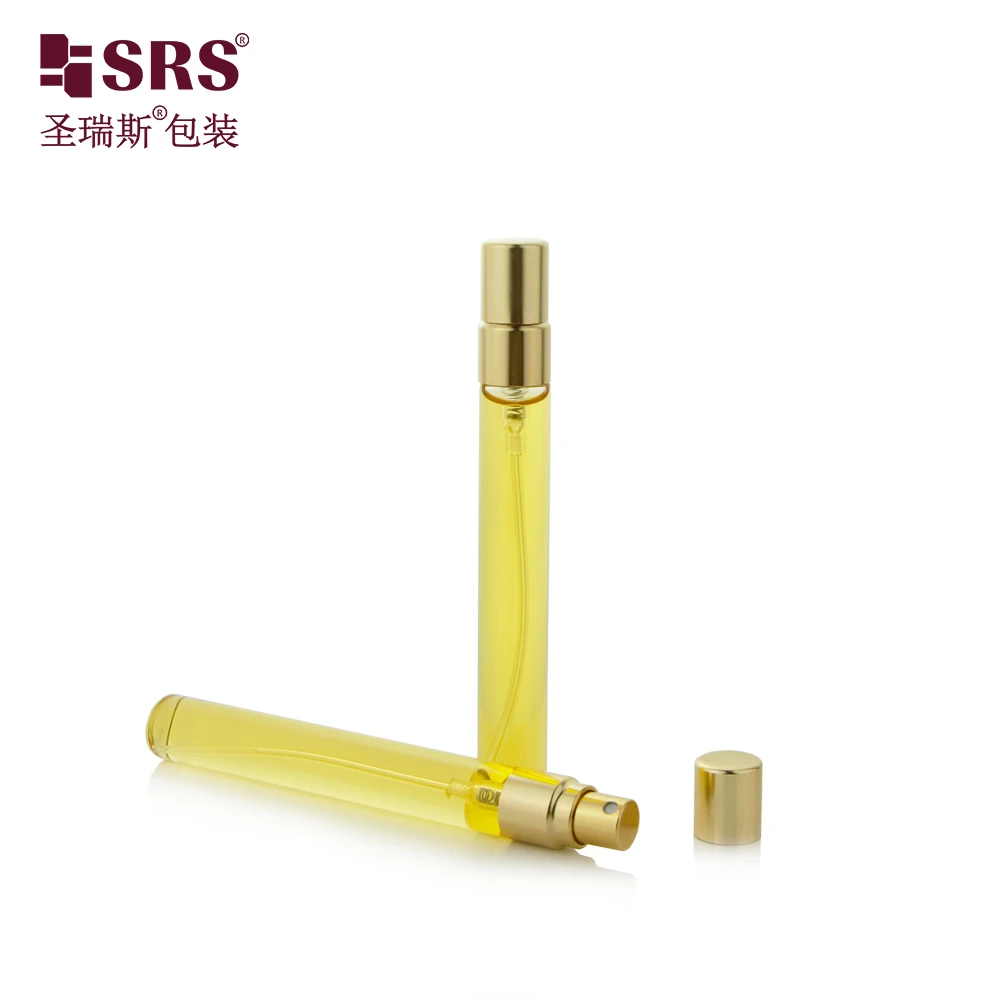 10ml Empty Cosmetic Packaging Glass Transparent Travel Perfume Spray Bottle