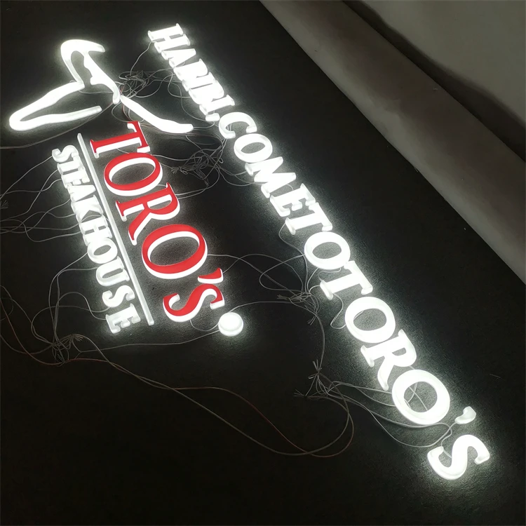 Manufacturer Custom 3D Letter LED Storefront Signs Salon Signage for Barber Shop