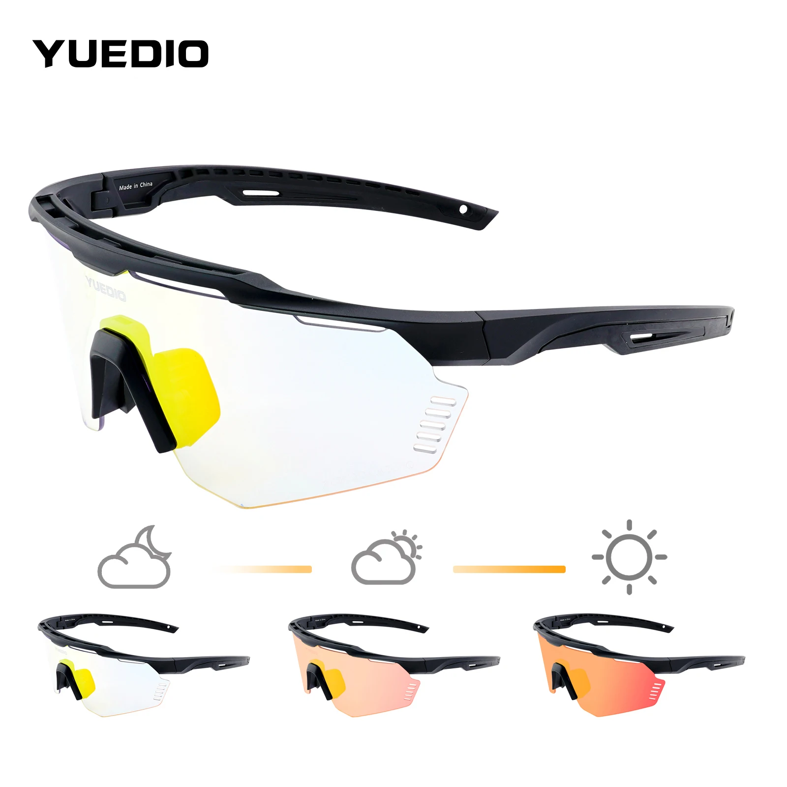 New Photochromic Road Bicycle Cycling Glasses 2 Lens Sports Sunglasses UV400 Trending MTB Biking glasses mtb bicycle eyewear